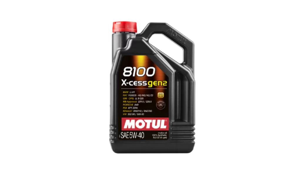 motul engine oil 5W40 8100 X-CESS GEN2 bmw LL01 109776