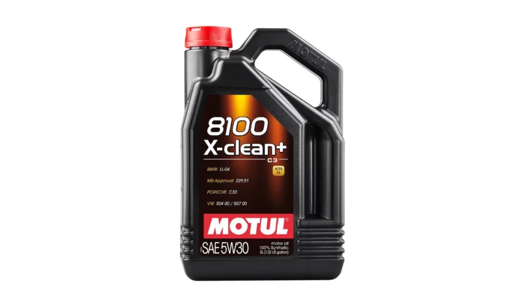 motul engine oil 8100 x-clean+ 106377 5l ll04 5w30